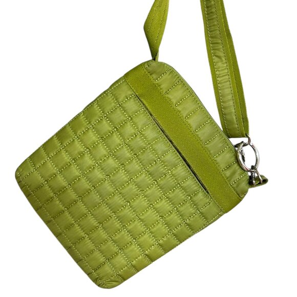 LUG Crossbody Quilted Skipper Travel Bag Green - Picture 3 of 4